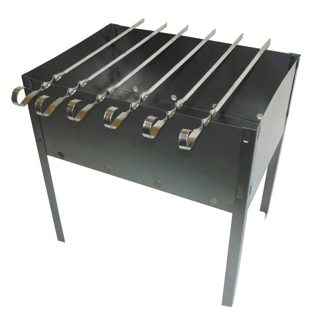 Мангал "Пикник 1" на 6 шампуров
Мангал "Пикник 1" на 6 шампуров