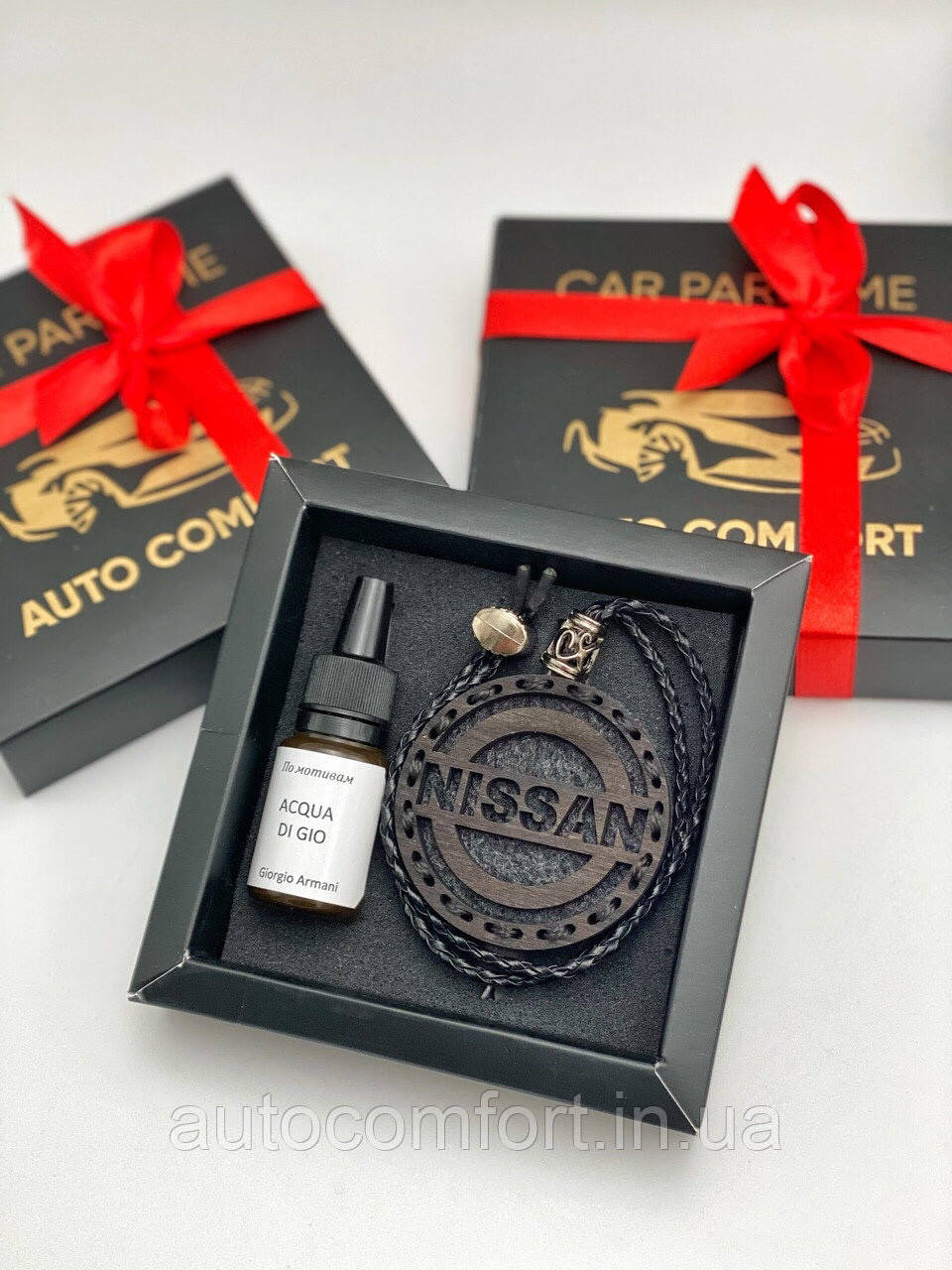 Ароматизатор из натурального дерева с логотипом Nissan
Ароматизатор из натурального дерева с логотипом Nissan