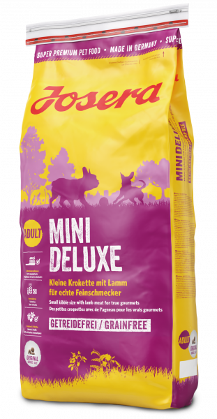 Беззерновой сухой корм Josera (Йозера) MiniDeluxe для взрослых собак малых пород (ягненок) 0.9 кг
Беззерновой сухой корм Josera (Йозера) MiniDeluxe для взрослых собак малых пород (ягненок) 0.9 кг