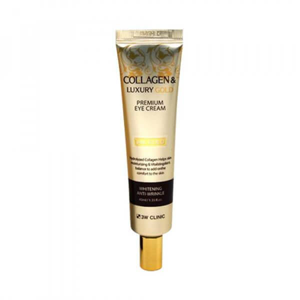 Крем для кожи вокруг глаз с коллагеном и золотом 3W Clinic Collagen & Luxury Gold Premium Eye Cream, 40мл
Крем для кожи вокруг глаз с коллагеном и золотом 3W Clinic Collagen & Luxury Gold Premium Eye Cream, 40мл