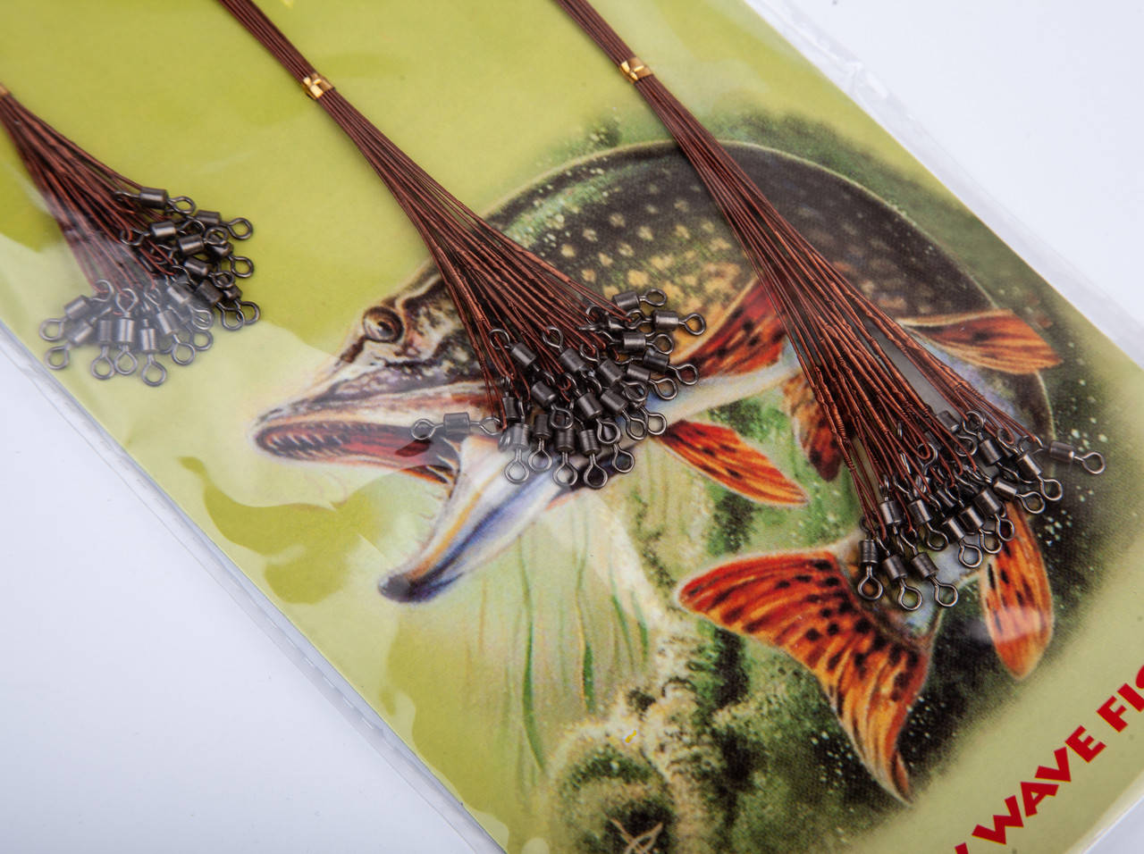 Набор метал поводков (60 шт) на щуку, окуня, судака 15/20/25 см 13 кг 
Набор метал поводков (60 шт) на щуку, окуня, судака 15/20/25 см 13 кг