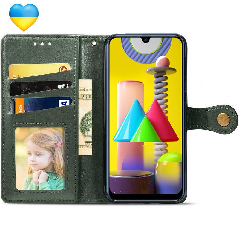 Кожаный чехол книжка GETMAN Gallant для Samsung Galaxy M31s / Чехол книжка на самсунг м31с, Зелёный
Кожаный чехол книжка GETMAN Gallant для Samsung Galaxy M31s / Чехол книжка на самсунг м31с, Зелёный