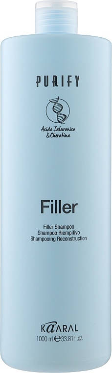 Шампунь-филлер для волос с кератином и гиалуроновой кислотой Kaaral Purify Filler Shampoo 1000 мл
Шампунь-филлер для волос с кератином и гиалуроновой кислотой Kaaral Purify Filler Shampoo 1000 мл