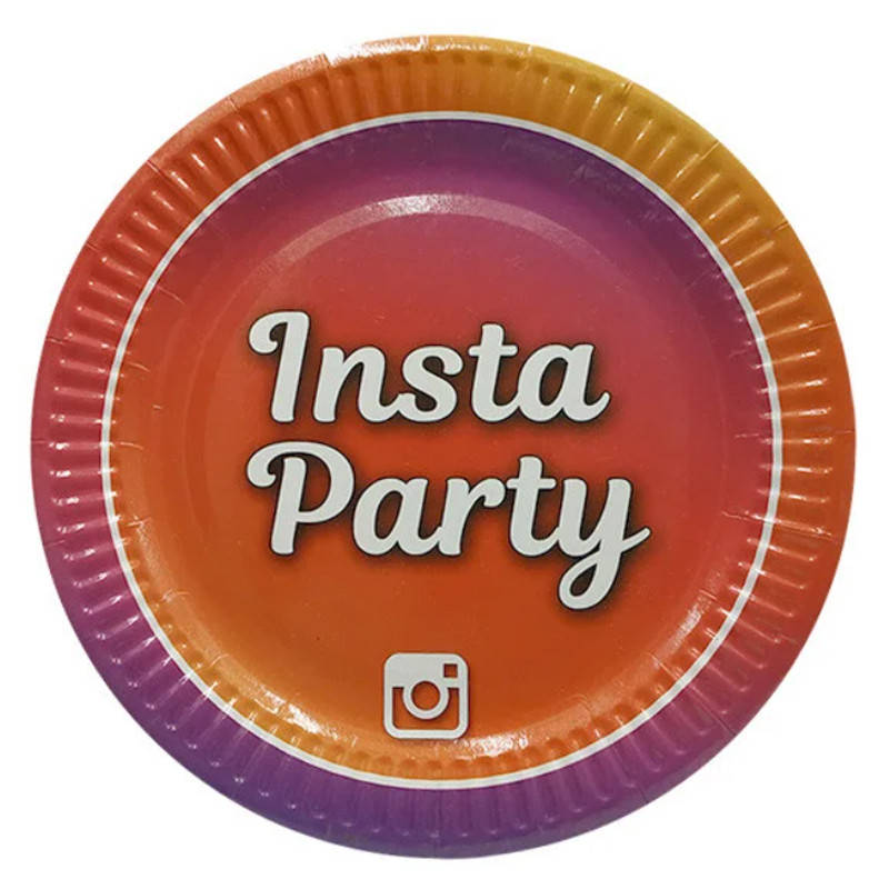 Набор тарелок Insta party 10шт/уп
Набор тарелок Insta party 10шт/уп