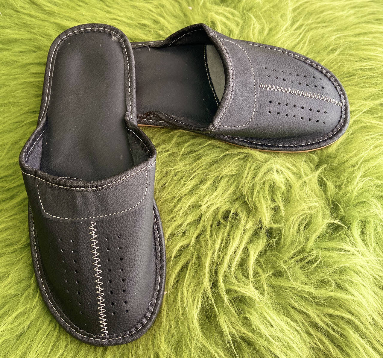 Домашні чоловічі шкіряні капці (тапочки мужские кожаные) 44
Домашні чоловічі шкіряні капці (тапочки мужские кожаные) 44