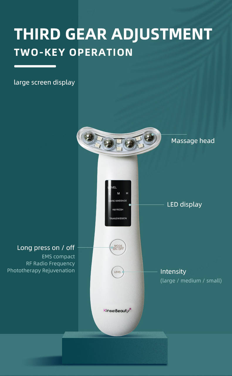 Микротоковый Массажер Для Лица с Функцией RF + EMS + Фототерапия Омоложения и подтяжка лица
Микротоковый Массажер Для Лица с Функцией RF + EMS + Фототерапия Омоложения и подтяжка лица