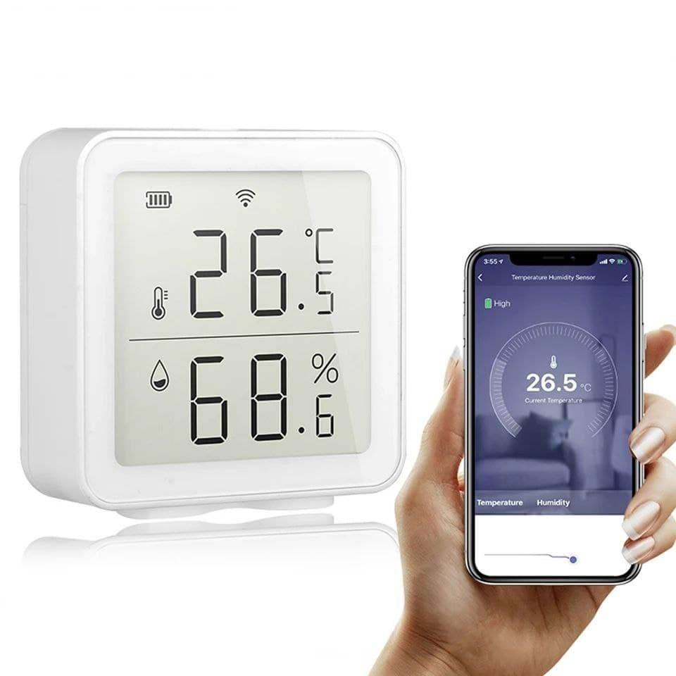 Wi-Fi датчик температуры и влажности MIR-TE200-WF с ЖК дисплеем. Термометр. Гигрометр. Tuya / Smart life
Wi-Fi датчик температуры и влажности MIR-TE200-WF с ЖК дисплеем. Термометр. Гигрометр. Tuya / Smart life