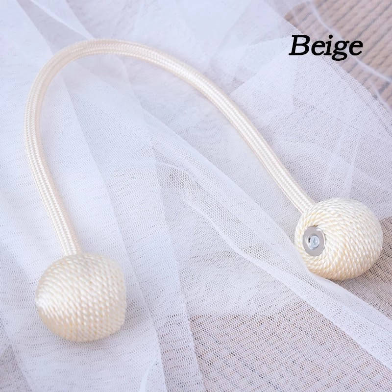 Магниты для штор Шар TyulPan Молочный., Бежевый 
Магниты для штор Шар TyulPan Молочный., Бежевый