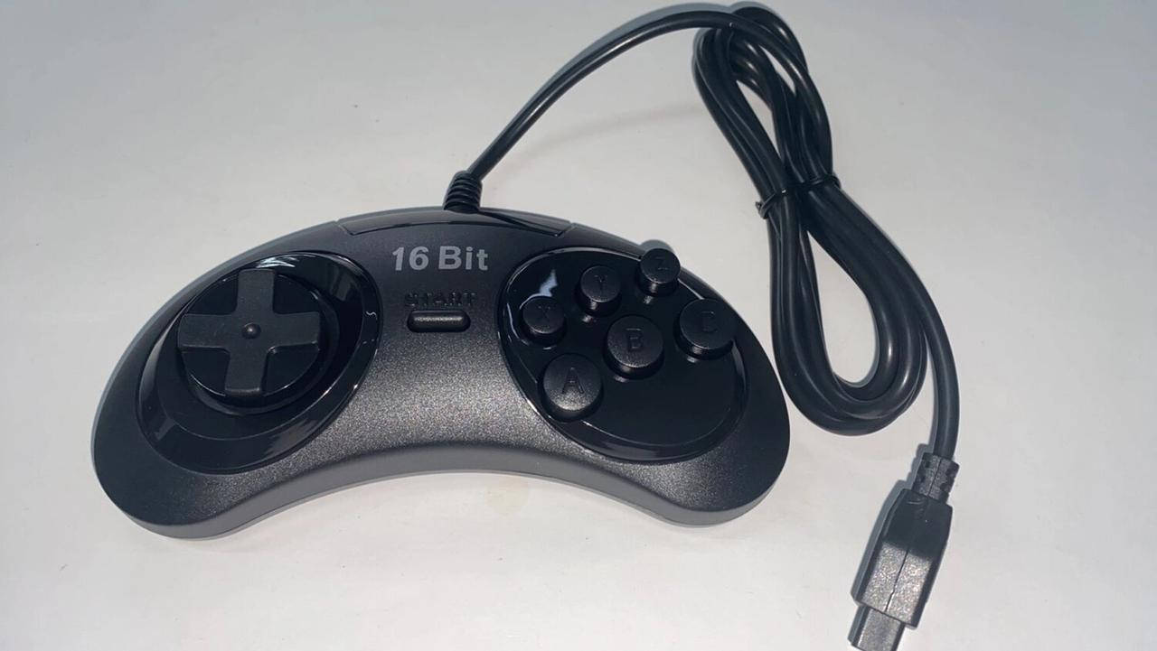 Джойстик игровой 16bit, Черный 
Джойстик игровой 16bit, Черный