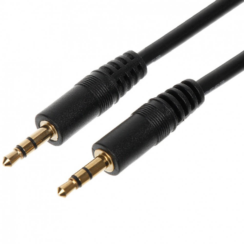 Aux кабель Epik 2 pin 3.5 мм mini-jack 3 м, Black
Aux кабель Epik 2 pin 3.5 мм mini-jack 3 м, Black