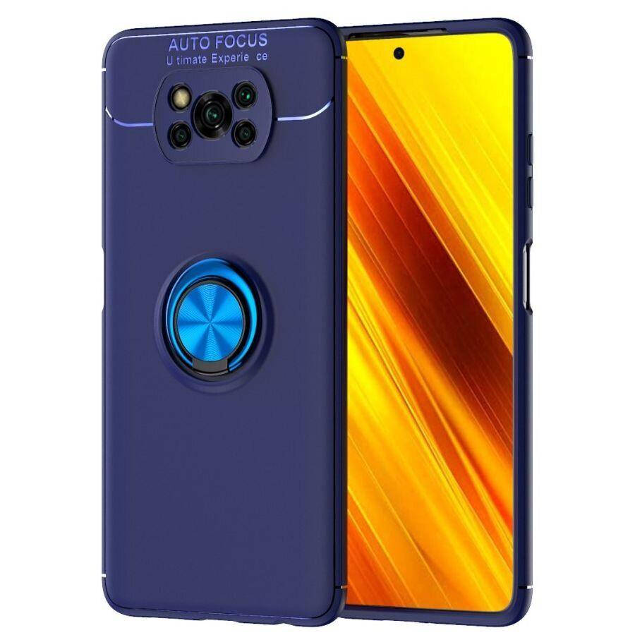 Чехол TPU Ring для Xiaomi Poco X3 / X3 Pro бампер противоударный с подставкой Blue
Чехол TPU Ring для Xiaomi Poco X3 / X3 Pro бампер противоударный с подставкой Blue