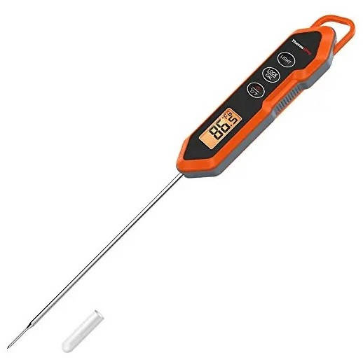 Термометр для мяса ThermoPro TP-15H (от -50 до 300 ºC) со щупом из нержавеющей стали в водонепроницаем корпусе
Термометр для мяса ThermoPro TP-15H (от -50 до 300 ºC) со щупом из нержавеющей стали в водонепроницаем корпусе