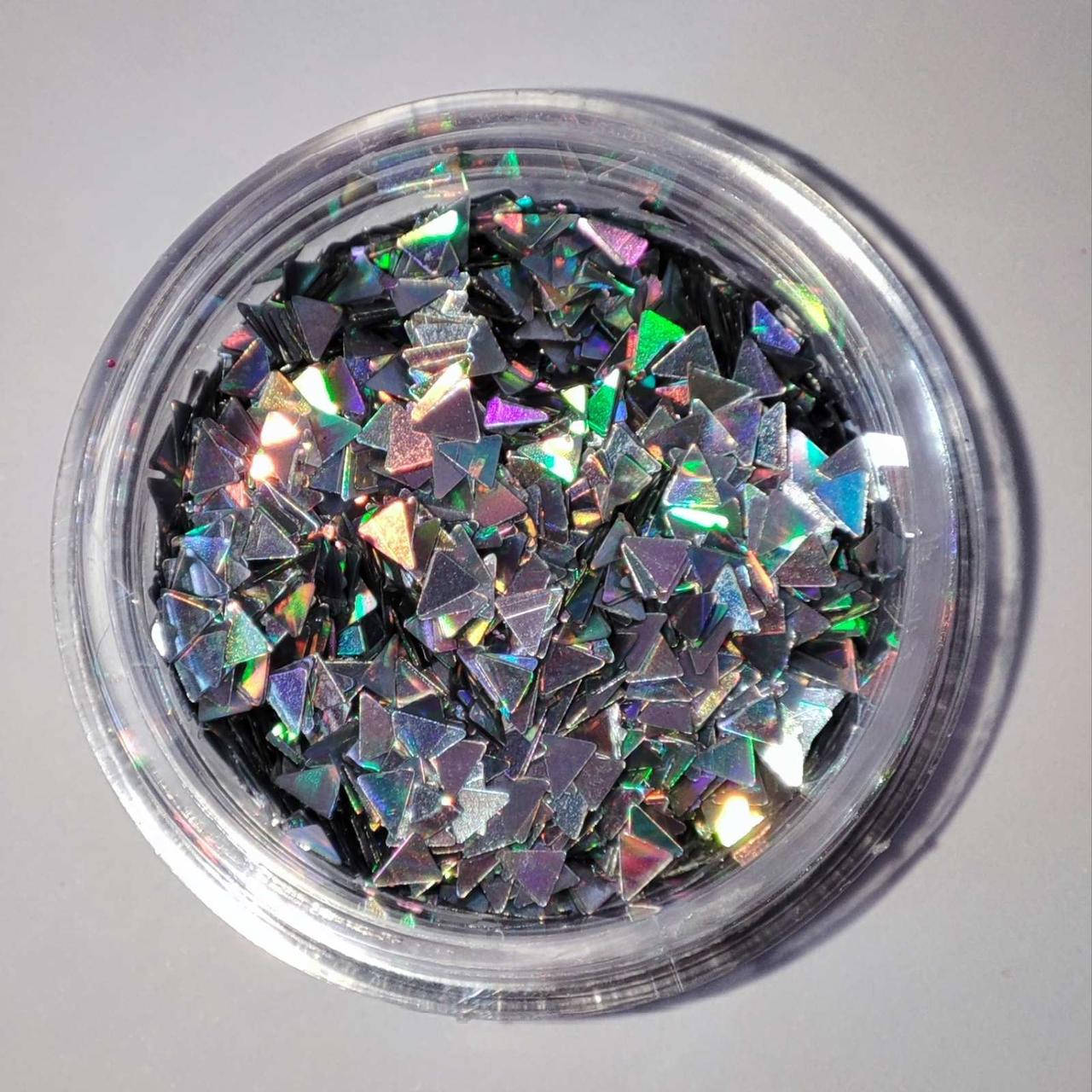 Декор для ногтей NailApex голограммный треугольник №190
Декор для ногтей NailApex голограммный треугольник №190