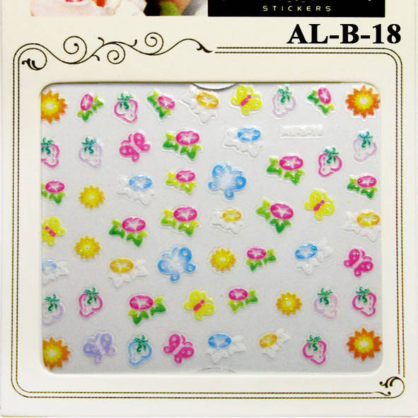 3D Наклейки для Ногтей Самоклеющиеся Nail Sticrer ALB 018 Цветы, Бабочки, Солнышки Дизайн Ногтей, Разные цвета
3D Наклейки для Ногтей Самоклеющиеся Nail Sticrer ALB 018 Цветы, Бабочки, Солнышки Дизайн Ногтей, Разные цвета