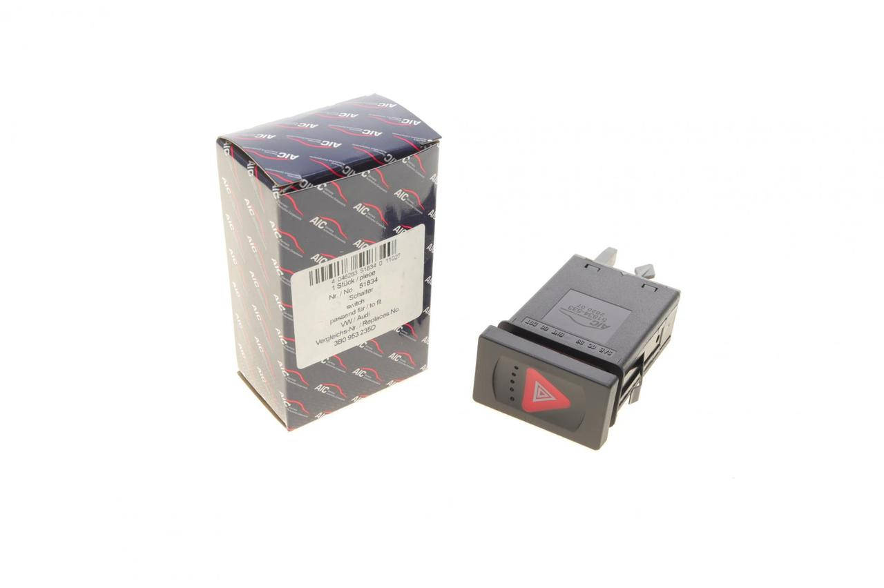 Кнопка аварийки (включатель аварийного сигнала) Volkswagen Passat B5 96-05 (3B0953235B) AIC
Кнопка аварийки (включатель аварийного сигнала) Volkswagen Passat B5 96-05 (3B0953235B) AIC