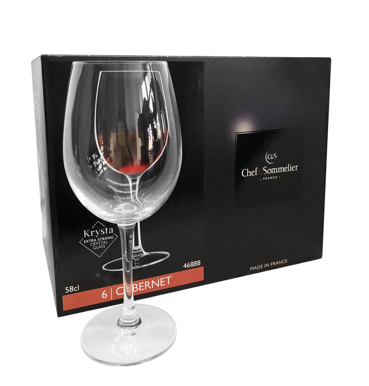 Набор бокалов Arcoroc Cabernet для красного вина 580 мл 6 шт (46888), Прозрачный
Набор бокалов Arcoroc Cabernet для красного вина 580 мл 6 шт (46888), Прозрачный