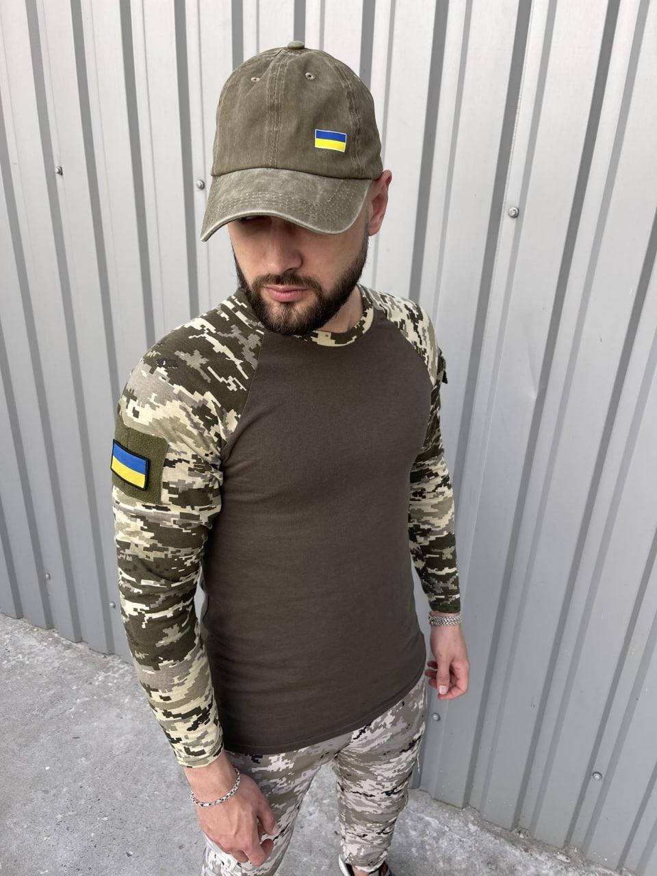 Мужской армейский лонгслив тактический пиксель ВСУ с липучками под шевроны Размеры: от S до XXL, Коричневый
Мужской армейский лонгслив тактический пиксель ВСУ с липучками под шевроны Размеры: от S до XXL, Коричневый