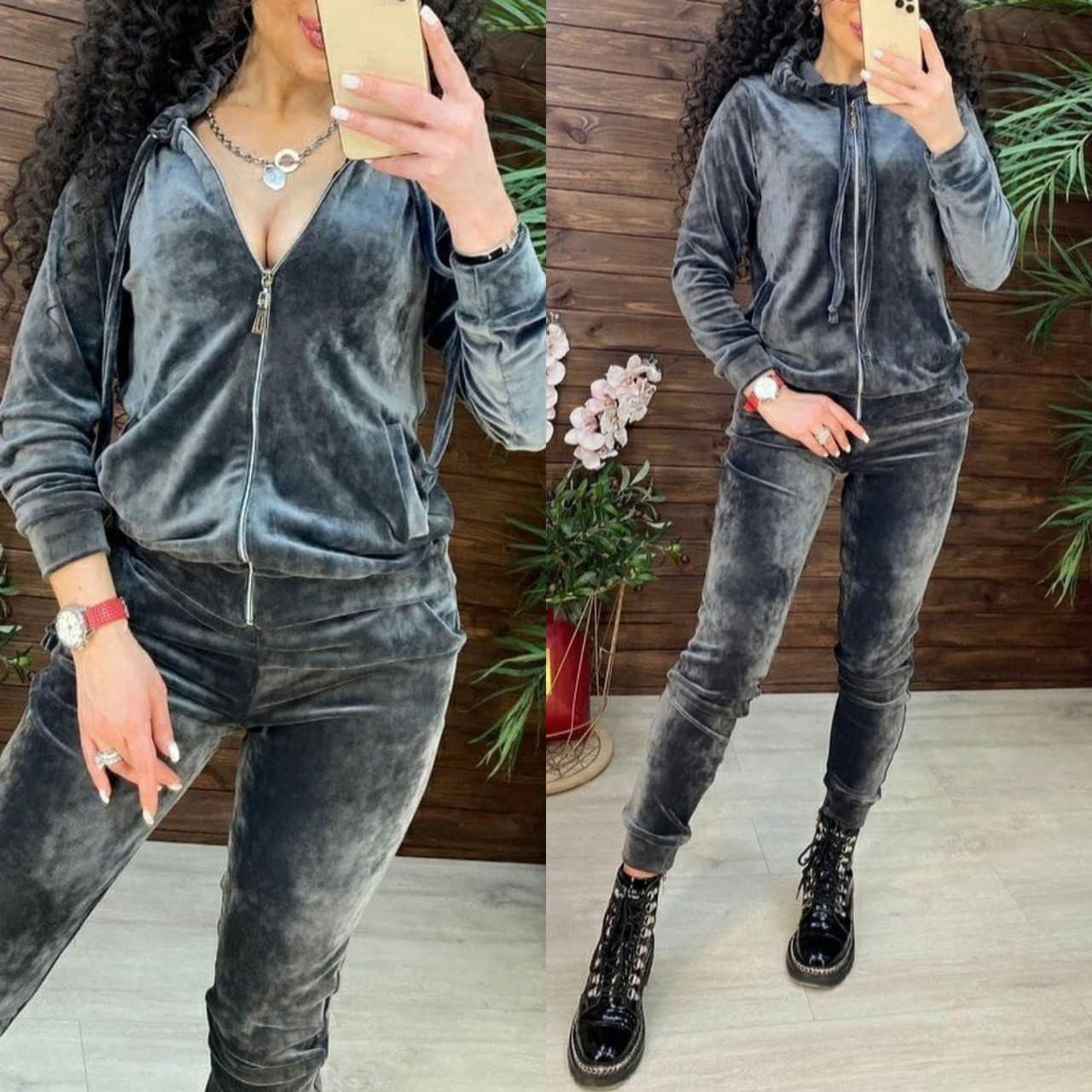 Прогулочный костюм женский Велюр Турецкий (42-44) графит "SALE" недорого от прямого поставщика, Разные цвета
Прогулочный костюм женский Велюр Турецкий (42-44) графит "SALE" недорого от прямого поставщика, Разные цвета