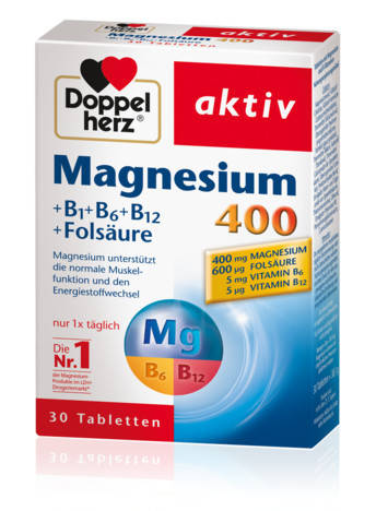 Доппельгерц Магній 400 + B1 + B6 + B12 + фолієва кислота Doppelherz Magnesium 400 + B1 + B6 + B12 + Folsäure
Доппельгерц Магній 400 + B1 + B6 + B12 + фолієва кислота Doppelherz Magnesium 400 + B1 + B6 + B12 + Folsäure