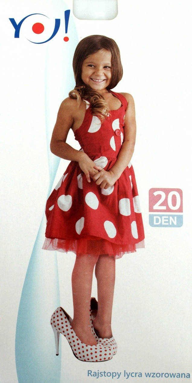 Колготы YO! RA-43, Белый 
Колготы YO! RA-43, Белый