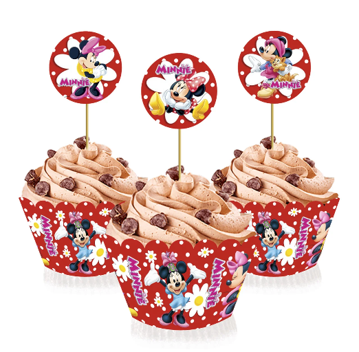 Топперы для капкейков " Минни Маус ", 6 шт.
Топперы для капкейков " Минни Маус ", 6 шт.