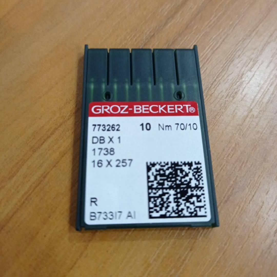 Groz Beckert DB*1 R №70 универсальные иглы для швейных машин челночного стежка, для лёгких и средних тк
Groz Beckert DB*1 R №70 универсальные иглы для швейных машин челночного стежка, для лёгких и средних тк