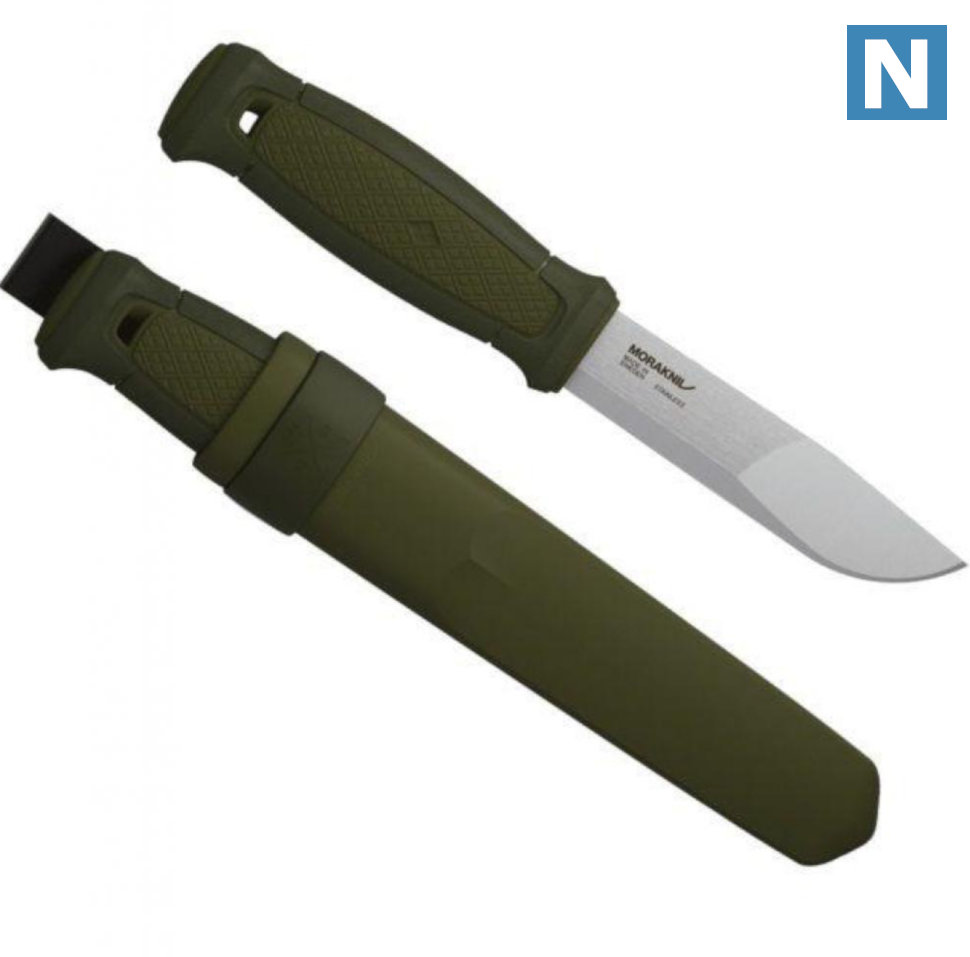 Туристический нож Morakniv Kansbol нержавеющая сталь (клинок 109мм, нож 228мм, 2.5мм, 134г, темно-зеленый), Черный
Туристический нож Morakniv Kansbol нержавеющая сталь (клинок 109мм, нож 228мм, 2.5мм, 134г, темно-зеленый), Черный