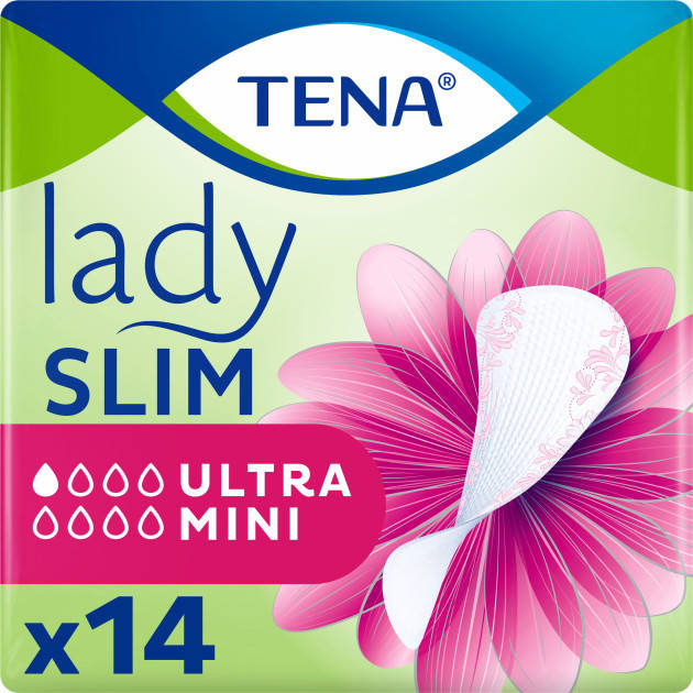 Tena Lady урологічні прокладки Ultra Mini 14шт
Tena Lady урологічні прокладки Ultra Mini 14шт
