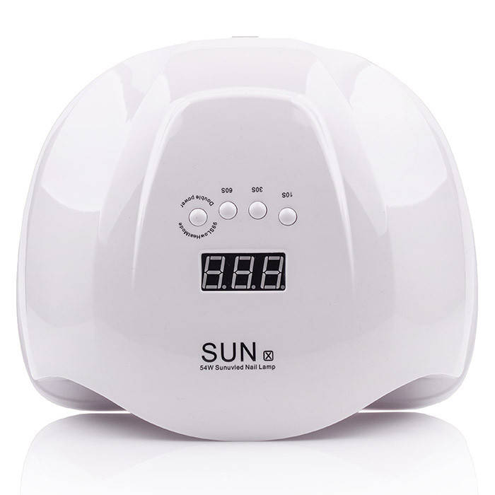 LED+UV Лампа для маникюра и педикюра SUN X, 54 Вт (лампа маникюрная для ногтей, лед лампа для сушки гель лака), Белый
LED+UV Лампа для маникюра и педикюра SUN X, 54 Вт (лампа маникюрная для ногтей, лед лампа для сушки гель лака), Белый