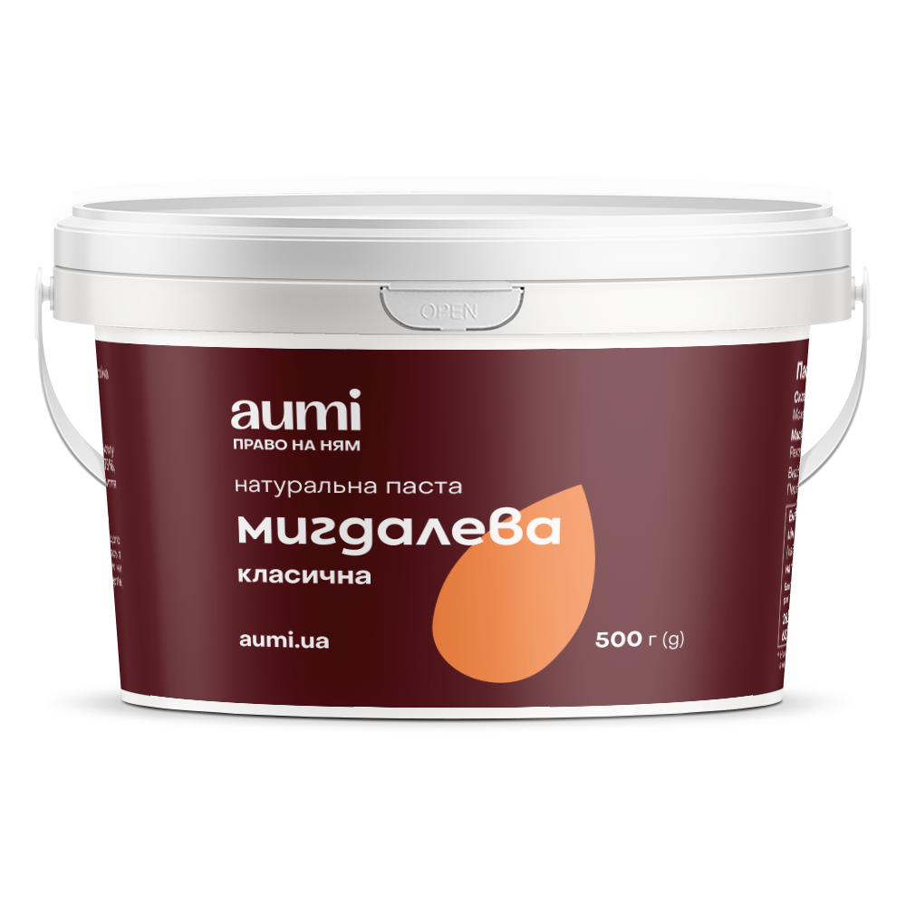 Миндальная паста классическая, 500г, ведро, натуральная без добавок
Миндальная паста классическая, 500г, ведро, натуральная без добавок