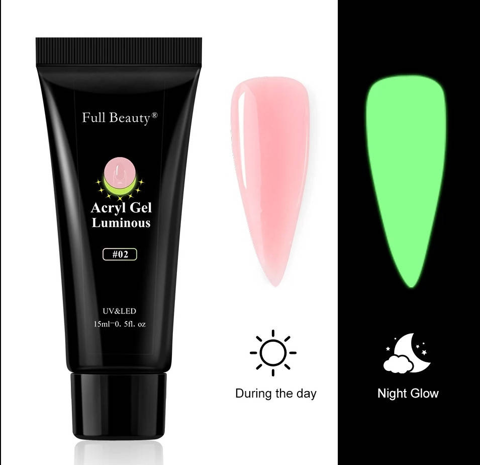 Full Beauty Полигель светящийся в темноте Акрил гель, акригель для наращивания и укрепление ногтей 15мл
Full Beauty Полигель светящийся в темноте Акрил гель, акригель для наращивания и укрепление ногтей 15мл