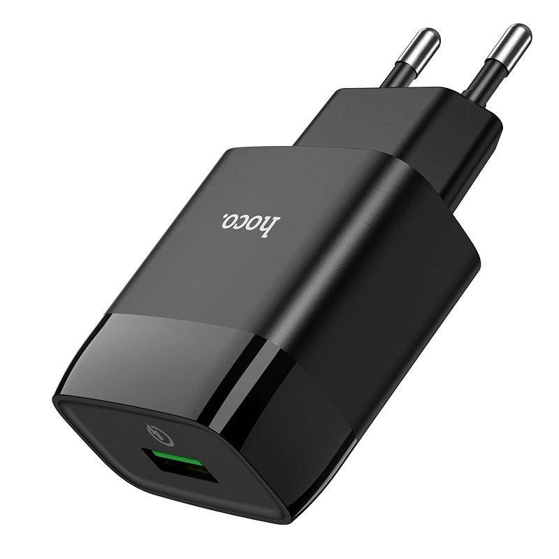 Сетевая быстрая зарядка Hoco C72Q QC 3.0 18W 1USB 2A адаптер для телефона зарядное устройство черный
Сетевая быстрая зарядка Hoco C72Q QC 3.0 18W 1USB 2A адаптер для телефона зарядное устройство черный
