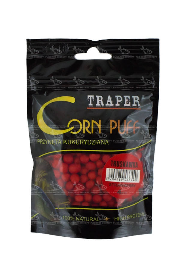 Вулканизированная кукуруза Traper Corn Puff 4мм 20г Клубника "Оригинал" 
Вулканизированная кукуруза Traper Corn Puff 4мм 20г Клубника "Оригинал"