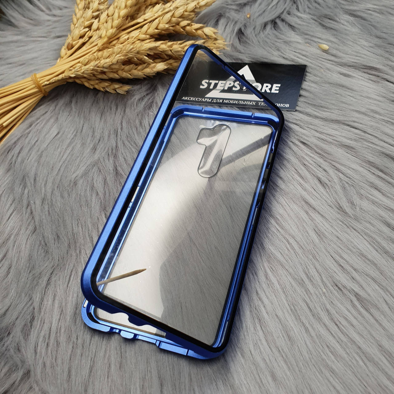 Чехол магнитный 360 для Xiaomi Redmi Note 8 pro прозразный стекло с двух сторон черный синий красный зеленый Blue
Чехол магнитный 360 для Xiaomi Redmi Note 8 pro прозразный стекло с двух сторон черный синий красный зеленый Blue