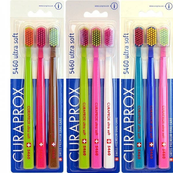 Набор зубных щеток Curaprox Ultra Soft d 0,10 мм (3 шт.) (Набір щіток Курапрокс Ультра Софт)
Набор зубных щеток Curaprox Ultra Soft d 0,10 мм (3 шт.) (Набір щіток Курапрокс Ультра Софт)