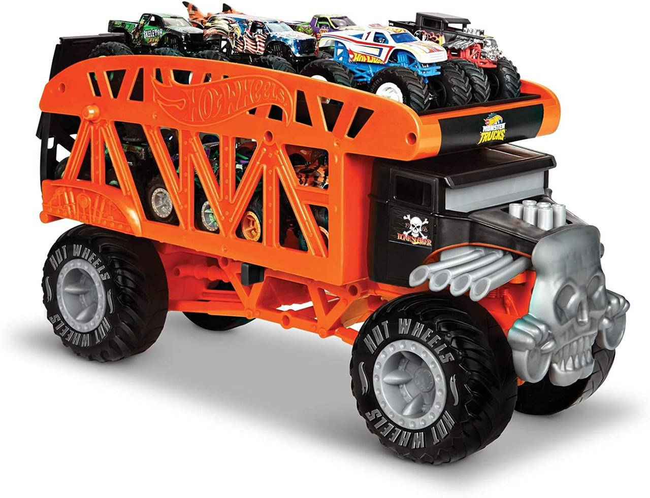 Трейлер Автовоз Хот Вилс Hot Wheels Monster Trucks Monster Mover на 12 грузовиков-монстров
Трейлер Автовоз Хот Вилс Hot Wheels Monster Trucks Monster Mover на 12 грузовиков-монстров