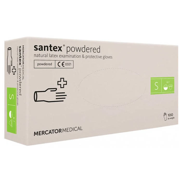 Перчатки латексные MERCATOR Santex Powdered WHITE опудренные, размер , 100 шт, Белый
Перчатки латексные MERCATOR Santex Powdered WHITE опудренные, размер , 100 шт, Белый