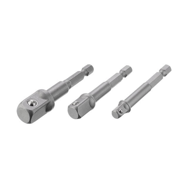 Набор переходник с Hex 1/4" на квадрат 1/4", 3/8", 1/2" под шуруповерт, CR-V INTERTOOL VT-0235
Набор переходник с Hex 1/4" на квадрат 1/4", 3/8", 1/2" под шуруповерт, CR-V INTERTOOL VT-0235