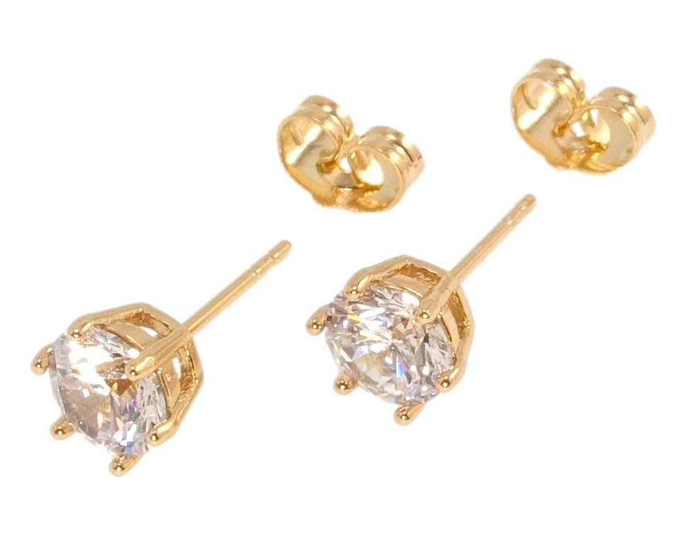 Серьги Xuping Позолота 18K гвоздики (пусеты) "Кристалл в 6-ти крапановой оправе" ø 7мм
Серьги Xuping Позолота 18K гвоздики (пусеты) "Кристалл в 6-ти крапановой оправе" ø 7мм