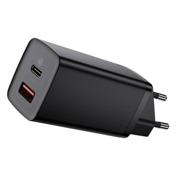 Мережевий зарядний пристрій Baseus GaN2 Lite Quick Charger 65W (1 Type-C + 1 USB), Black, (CCGAN2L-B01), Черный
Мережевий зарядний пристрій Baseus GaN2 Lite Quick Charger 65W (1 Type-C + 1 USB), Black, (CCGAN2L-B01), Черный