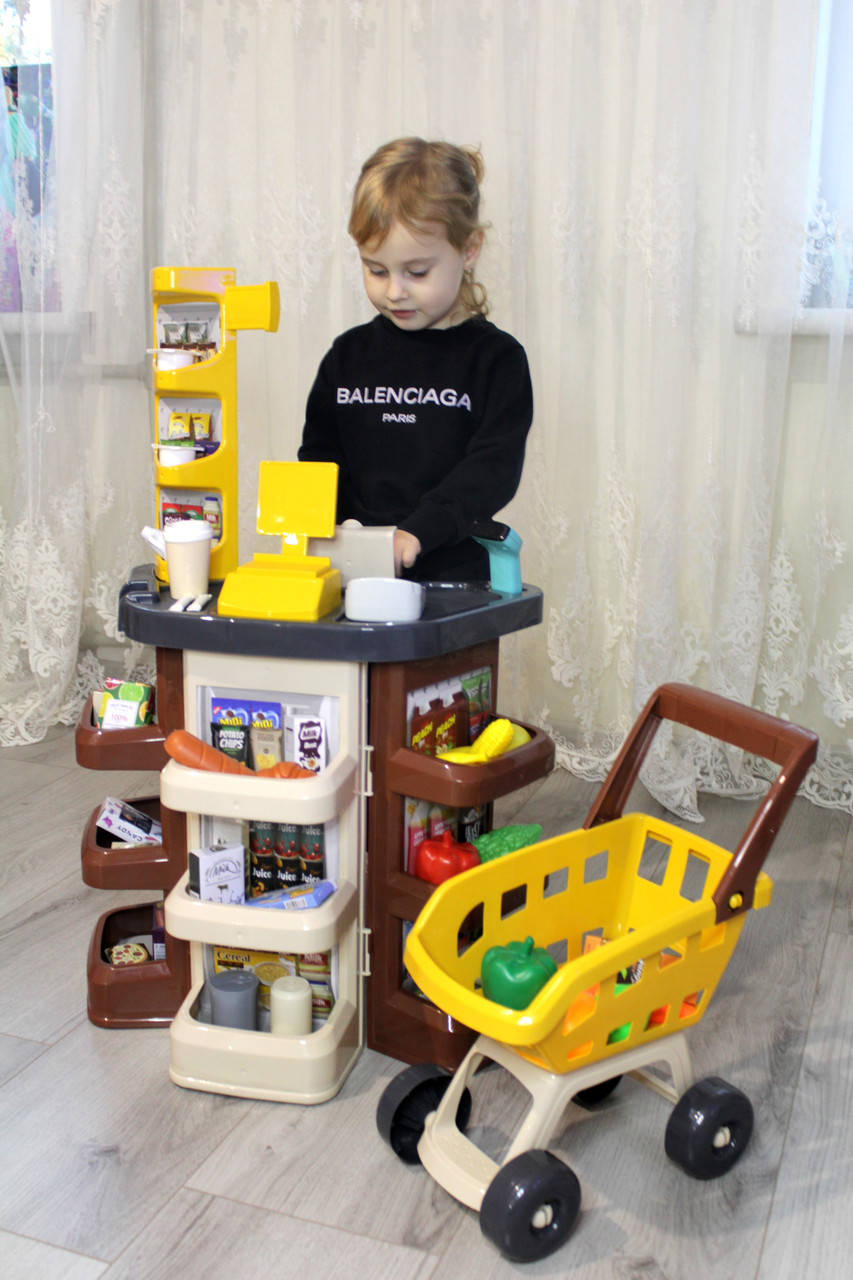 Магазин детский игровой набор Супермаркет 668-77 
Магазин детский игровой набор Супермаркет 668-77