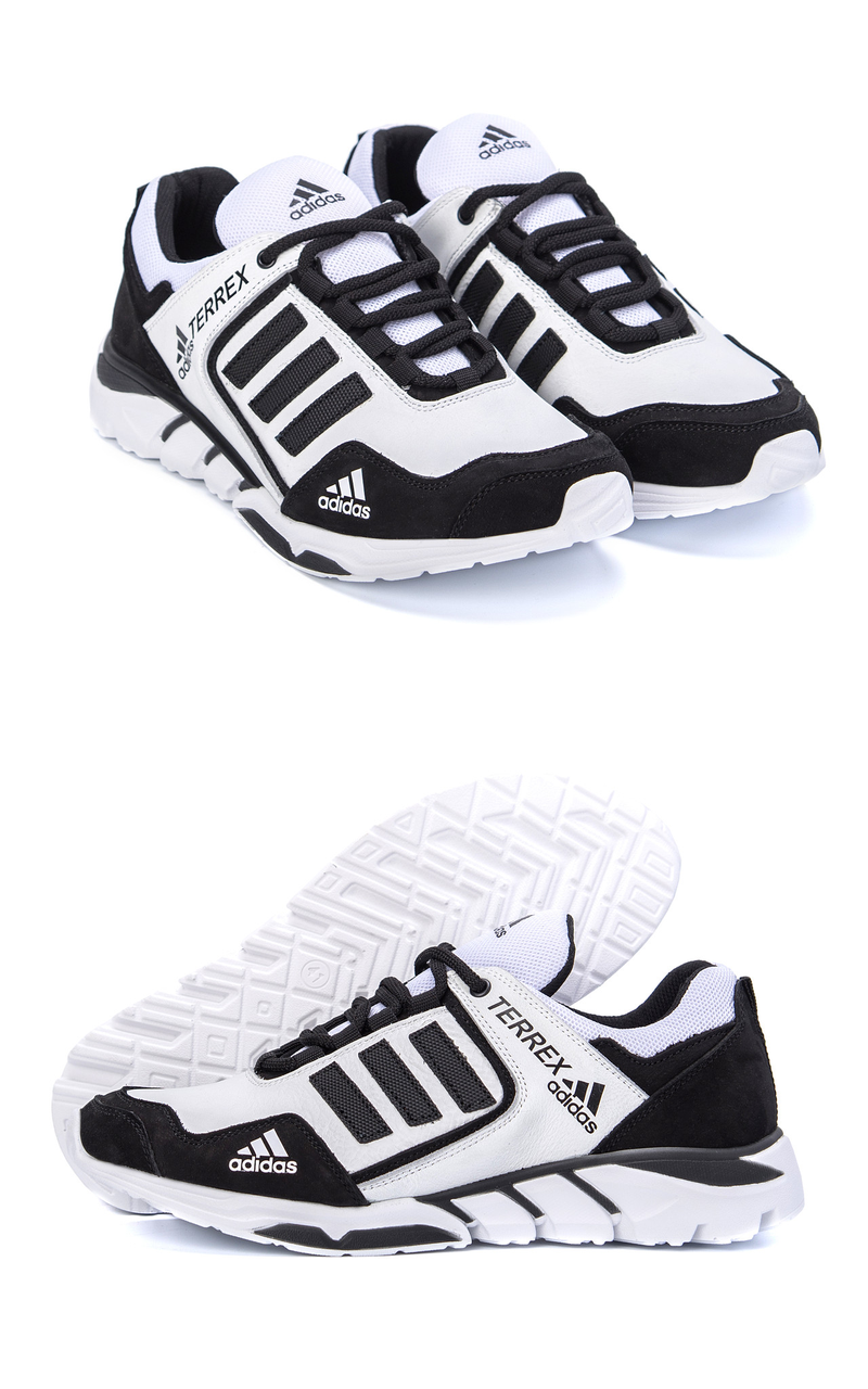 Мужские кожаные кроссовки на осень Adidas Terrex White Адидас Терекс из натуральной кожи (бело-черные), Белый
Мужские кожаные кроссовки на осень Adidas Terrex White Адидас Терекс из натуральной кожи (бело-черные), Белый