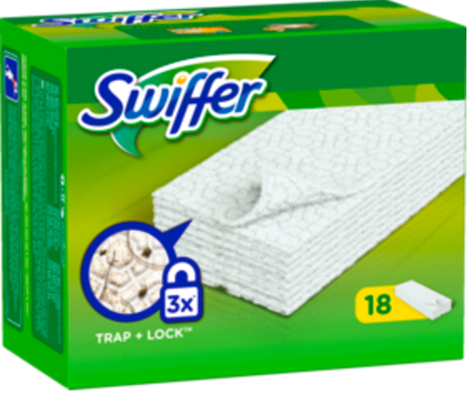 Swiffer Bodentücher trocken Nachfüllpack - салфетки для пола, 18 шт
