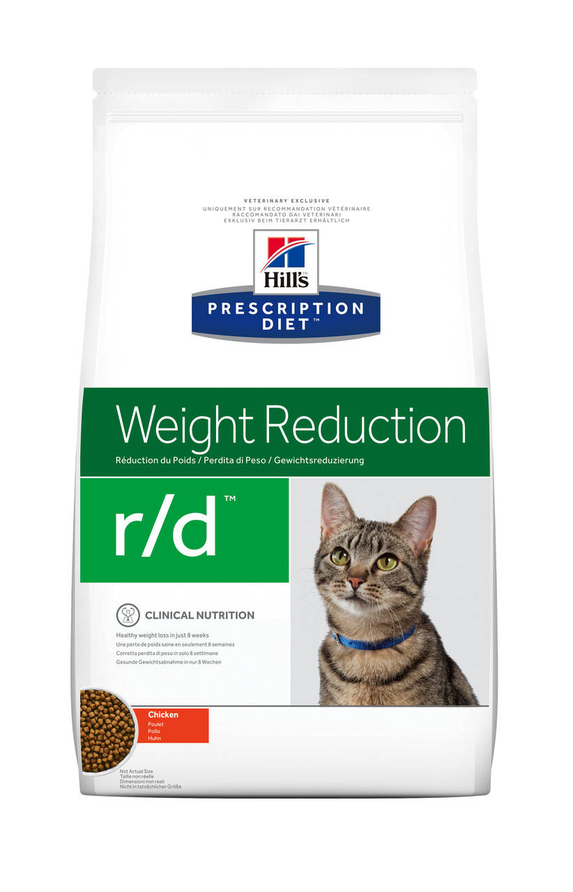 Лечебный корм Хилс r/d для котов с курицейHill's Prescription Diet r/d Weight Reduction- 1,5 кг 3 кг
Лечебный корм Хилс r/d для котов с курицейHill's Prescription Diet r/d Weight Reduction- 1,5 кг 3 кг