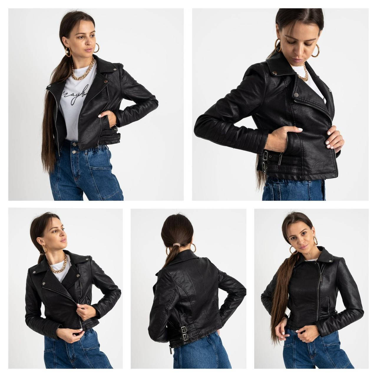 Куртка, косуха укороченная женская модная из экокожи высокого качества SILIN 'XL, Черный
Куртка, косуха укороченная женская модная из экокожи высокого качества SILIN 'XL, Черный