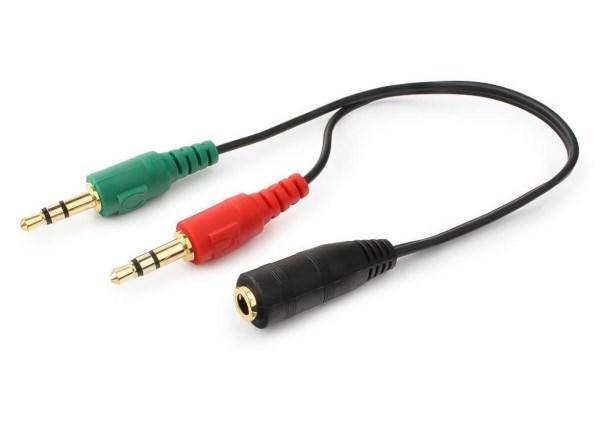 Кабель audio Cablexpert CCA-418 аудіо-перехідник 4-х контактної 3.5 мм вилки на дві 3.5 мм розетки (стерео
Кабель audio Cablexpert CCA-418 аудіо-перехідник 4-х контактної 3.5 мм вилки на дві 3.5 мм розетки (стерео