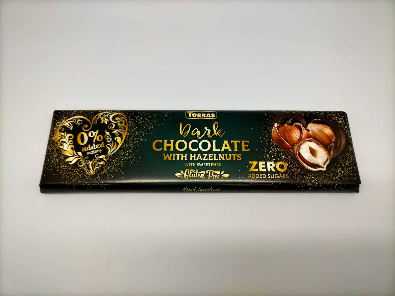 Шоколад темный без сахара и глютена Торрас с фундуком Torras Zero Dark Huzelnuts 300 г Испания
Шоколад темный без сахара и глютена Торрас с фундуком Torras Zero Dark Huzelnuts 300 г Испания