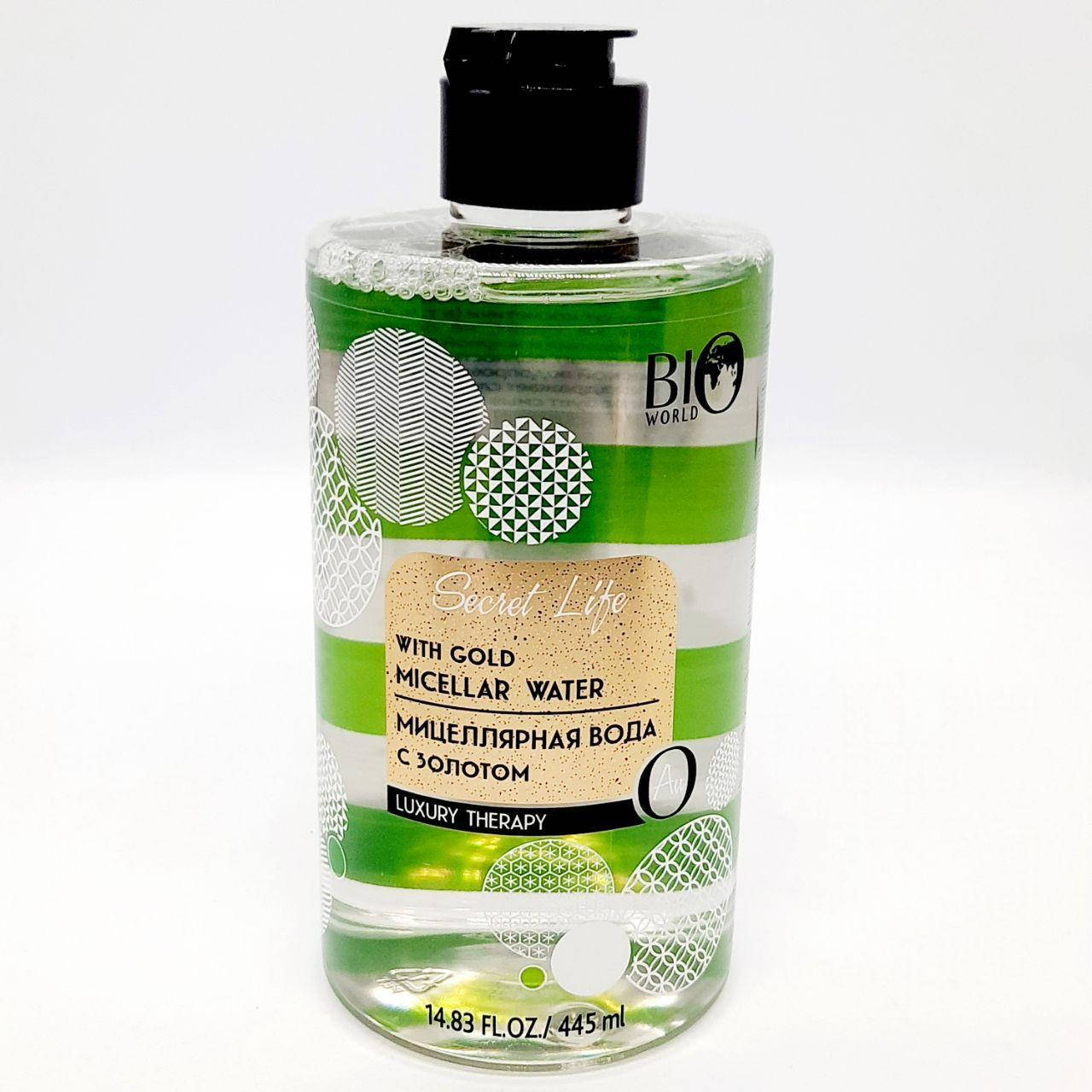 Мицеллярная вода с золотом Bio World Secret Life Luxury Therapy With Gold Micellar Water (445мл)
Мицеллярная вода с золотом Bio World Secret Life Luxury Therapy With Gold Micellar Water (445мл)