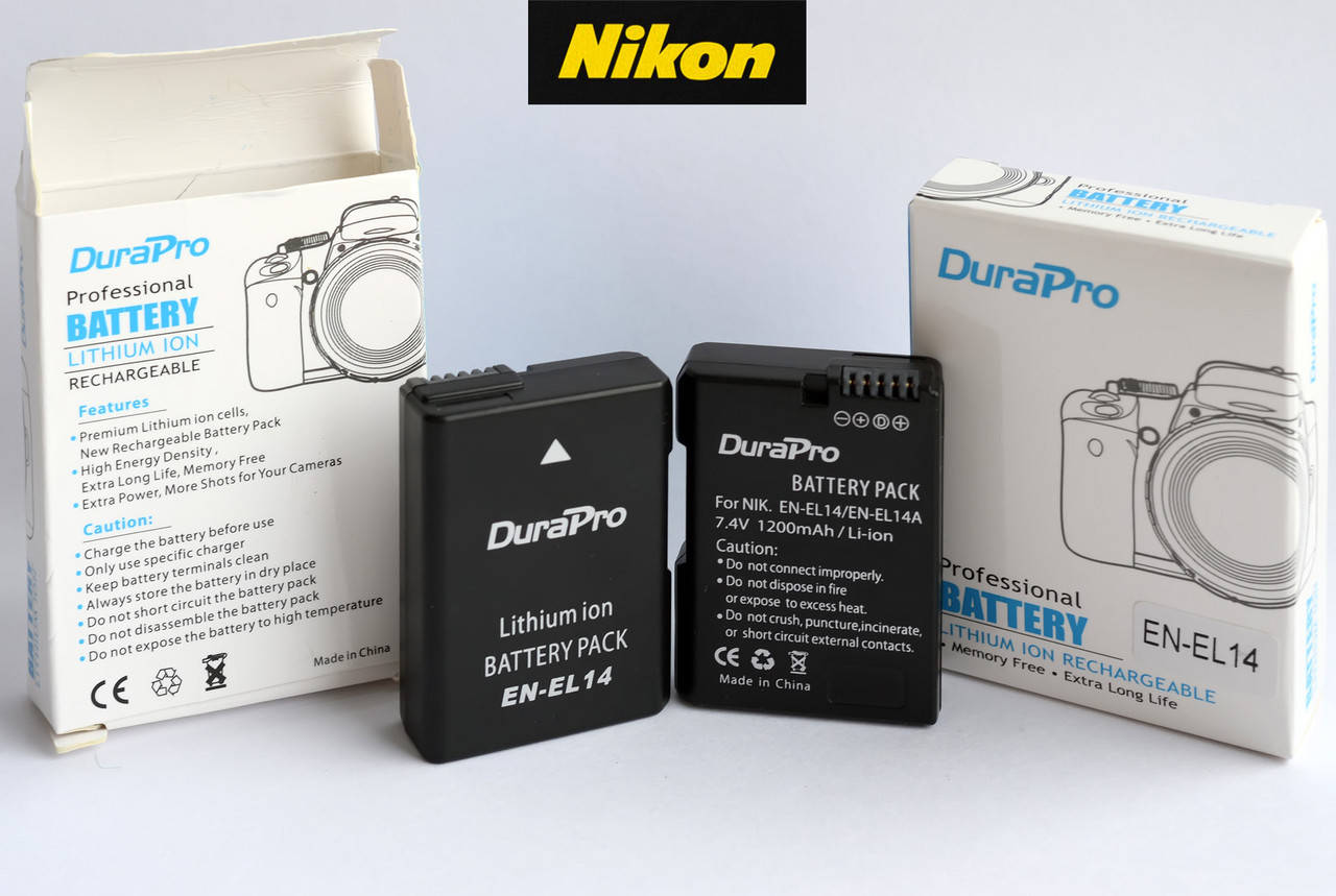 Аккумулятор NIKON EN-EL14, батарейка для NIKON D3100, 3200, 3300, 3400, 5100, 5200, 5300, 5400
Аккумулятор NIKON EN-EL14, батарейка для NIKON D3100, 3200, 3300, 3400, 5100, 5200, 5300, 5400