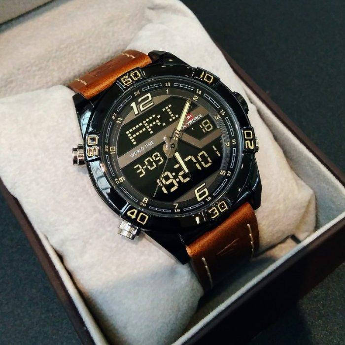 Мужские тактические часы для военных Naviforce Legion Brown NF9128 с будильником, таймером и секундомером
Мужские тактические часы для военных Naviforce Legion Brown NF9128 с будильником, таймером и секундомером